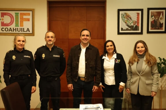 Policía de España capacita en Coahuila a personal que atiende la violencia de género