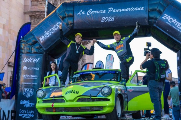 Dupla oaxaqueña conquista el subcampeonato de La Carrera Panamericana 2026
